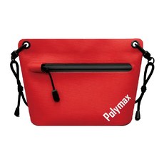 Polymax 寶麗美斯 防水隨身扁包, 烈焰紅