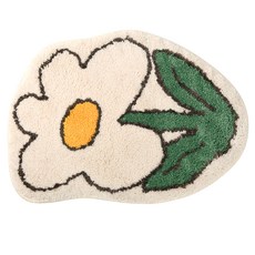 Dailylike My Buddy 絨毛腳踏墊, 荷包蛋花