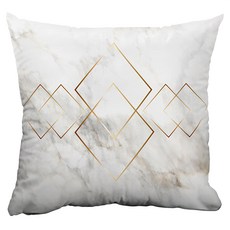 半島良品 雙面印花/清新北歐風超細纖維抱枕套/不含枕心