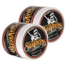 Suavecito Firme Clay 強力無光髮泥, 113g, 2罐