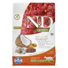 Farmina 法米納 QC-2 皮毛保健 貓糧, 鯡魚椰子, 300g, 1袋