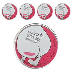 nIZio Booty Balm 100%天然尿布疹霜，舒緩保濕, 25ml, 5個