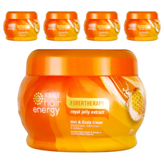 MAKARIZO 滋養護髮霜 03蜂王漿, 賦予頭髮彈性與光澤, 受損髮質適用, 500ml, 5罐