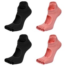 NICOFUN 愛定做 露腳趾腳背防滑瑜伽襪 FYK24YOGA03 女襪 84g 2雙