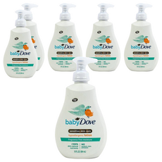 babydove 孩童保濕舒緩乳液 無香 384ml, 6瓶