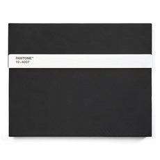 PANTONE 線條商務筆記本, 黑色, 1本 - 時尚簡約設計，優質紙張，商務人士首選