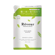 Reveur 芮芙茹 植物性洗髮露補充包 柔順亮澤 佛手柑與茉莉花, 400ml, 1包