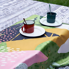 桌巾, 110 x 160cm, 1個, 花卉圖案