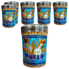 熊出沒注意! 牛奶元氣棒, 下午茶和嘴饞的首選! 大人小孩都愛吃, 220g, 6罐