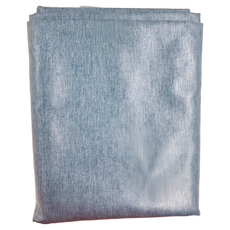 米禾 日式 拷克邊 防水桌巾, 220 x 140cm, 單寧藍, 1條