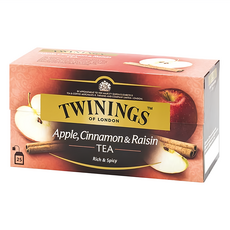 TWININGS 唐寧茶 異國香蘋茶 蘋果、肉桂、葡萄乾 富有異國風味, 2g, 25包, 1盒