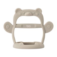 tgm 白金矽膠手腕型固齒器，3個月以上寶寶適用, 固齒器 + 收納盒, 熊熊灰, 1個