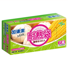 加連潔 耐熱袋 量販包 六兩 22 x 17cm, 380個, 1盒