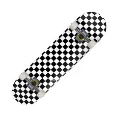 s-sportplus+ 滑板 防滑耐磨 休閒運動首選 宅配到府, 黑白格, 1個, 80 x 20 x 10cm