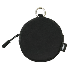 ekax 雲朵Soft 小圓包，尼龍聚酯纖維五金, 90 x 90 x 30mm, 石墨黑