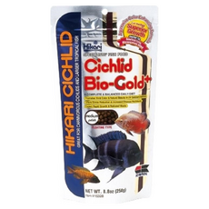 Hikari 高夠力 慈鯛善玉菌飼料 Mini 顆粒 250g 增豔護色, 1包