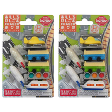 Iwako 造型橡皮擦 交通工具 Set, 2盒