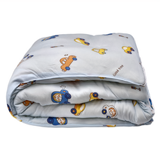 幼稚園秋冬牛奶針織棉被, 150 x 120cm, 小汽車