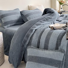 FAmILyLIFE 生活 輕奢極柔安哥拉兔絨和羊羔絨雙面複合特重保暖被毯