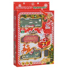 JIN HONG XIN TOYS 電動軌道小火車 3節式 3311, 紅色 + 綠色, 1盒