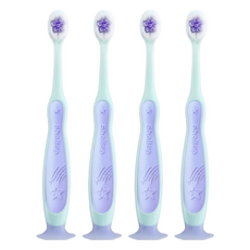 Shallop 刷樂 濃密防蛀牙刷, 隨機顏色, 1入, 4支