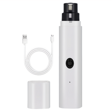 寵物電動磨甲器 適合大小貓犬 多端窗口設計, 帶燈白, 1個