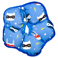 Mon bebe 夢貝貝 太陽花舒適防水頭套, 1個, S, 藍色