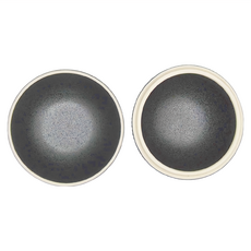 美濃燒 黑結晶十草蓋物, 日本製造, 黑色, 1組