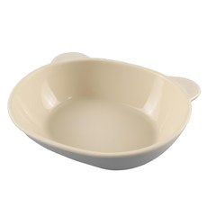 SiliPot 鉑金矽膠熊讚造型學習餐碗, 小麥黃, 1個