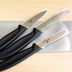 VICTORINOX 瑞士維氏 水果刀三兄弟套件組 6.7113.3, 1組, 水果刀 + 番茄刀 + 鋸齒水果刀