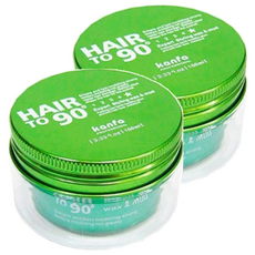 kanfa 90度造型質感髮泥 啞光淡香, 100ml, 2件