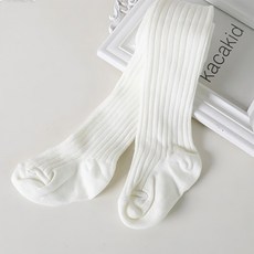 女童加絨內搭褲襪 S/M碼 黑色/白色/灰色/粉色, L