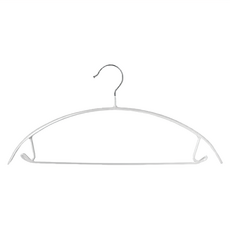 無色痕防滑衣架 42 x 20cm 5個, 白色, 1組