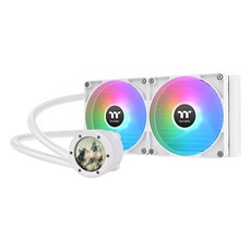曜越 TH280 V2 Ultra ARGB 主板連動 2.1吋液晶冷頭, CL-W406-PL14SW-A, 白色, 1個