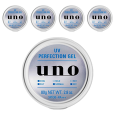 uno 台灣公司貨 完效男人抗UV醒膚凍, 80g, 5件