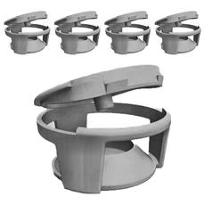 蟑螂藥專用安全餌劑盒 設計 360度入口 便利鎖緊 防止接觸, 5組