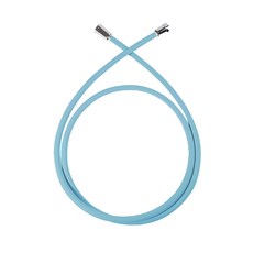 AQUADUO 高級型無扭結軟管, PVC材質, 360度旋轉, 防止漏水設計, 1.5M, 夏威夷藍