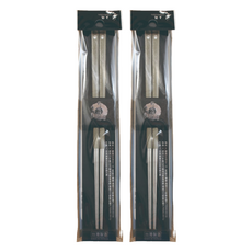 上龍 皇室御鑽筷 台灣製 18-8不鏽鋼+SPS塑鋼材質, 23.5cm, TL-2926, 2雙