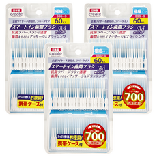 CREATE 極細牙間刷 SSS-S 智能軟橡膠牙間刷, 60支, 3包