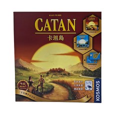 KOSMOS 桌遊 卡坦島 Catan 25週年紀念版 25th Anniversary Edition, 1盒