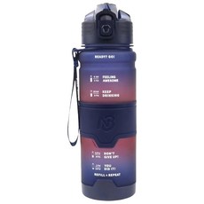 UPSTYLE 牛氣彩虹杯 UPKZ-TR9061, 灰藍色, 500ml, 1個