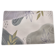 半島良品 厚款科技絨面軟式吸水墊 長款, 莫蘭綠葉