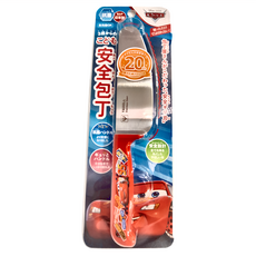 YAXELL 兒童安全菜刀, 3歲兒童適用, 不銹鋼材質, 220 x 40 x 10mm, 汽車總動員, 1支