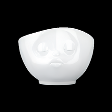 FIFTYEIGHT 親親表情碗 可愛表情陶瓷碗 趣味餐具 療癒系餐碗 適用各式料理, 親親表情, 1個