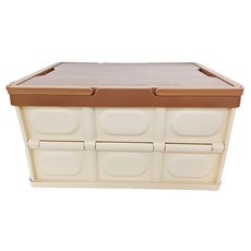 木蓋大手提箱 2719 2.8kg 56L, 54 x 36 x 29cm, 咖啡色, 1個