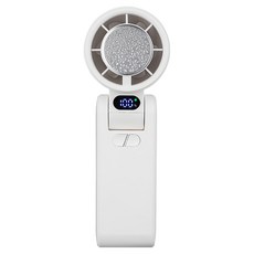 CYKE 100檔無極調節掛脖風扇 半導體製冷手持冰敷風扇, 白色, 650