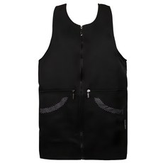 Rosa Home 點點背心圍裙 XL, 黑色, 1個