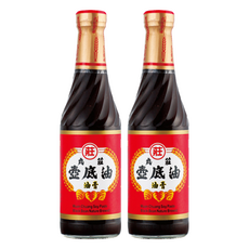 丸莊醬油 壼底油膏, 嚴選台灣黑豆,特選黃豆, 減鹽配方, 500g, 2瓶