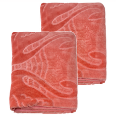 LIFE 來福牌 永浴愛河枕巾 187G 台灣製 100%棉