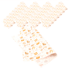 手做三明治包裝紙 33x33公分, 100張, 1組